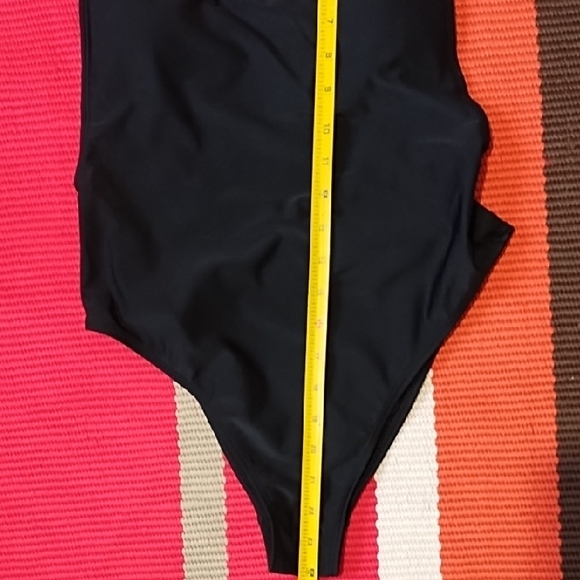 Xhilaration Black One Piece Swimsuit - Picture 2 of 5